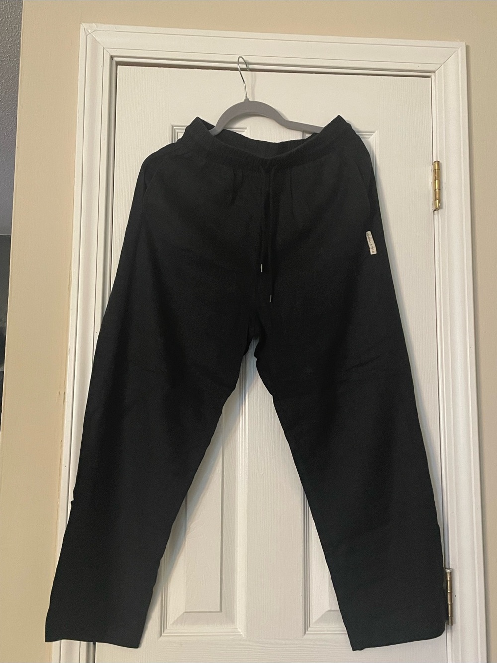 Kendall & Kylie Men's Black Drawstring Joggers
